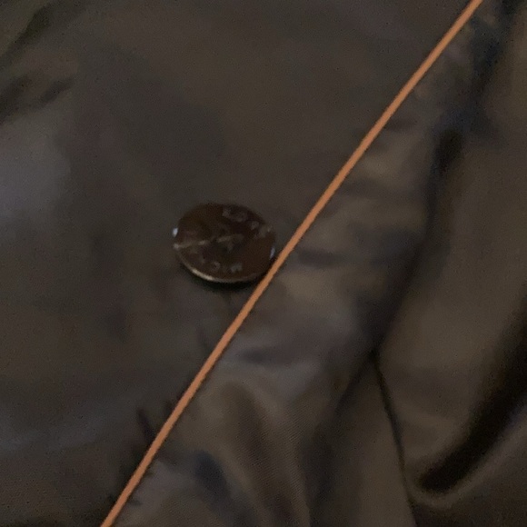 MICHAEL Michael Kors Trench Pant Coat black womens large - Picture 6 of 8